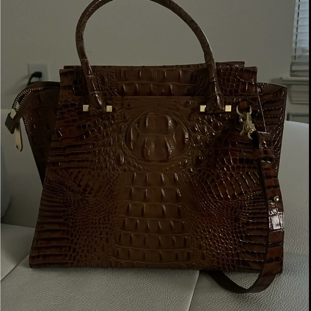Brahmin Melbourne Collection Priscilla satchel in excellent condition - Picture 5 of 12